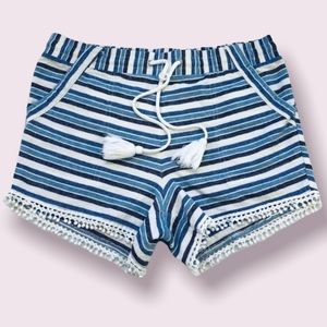 Jolt, Striped Linen Shorts